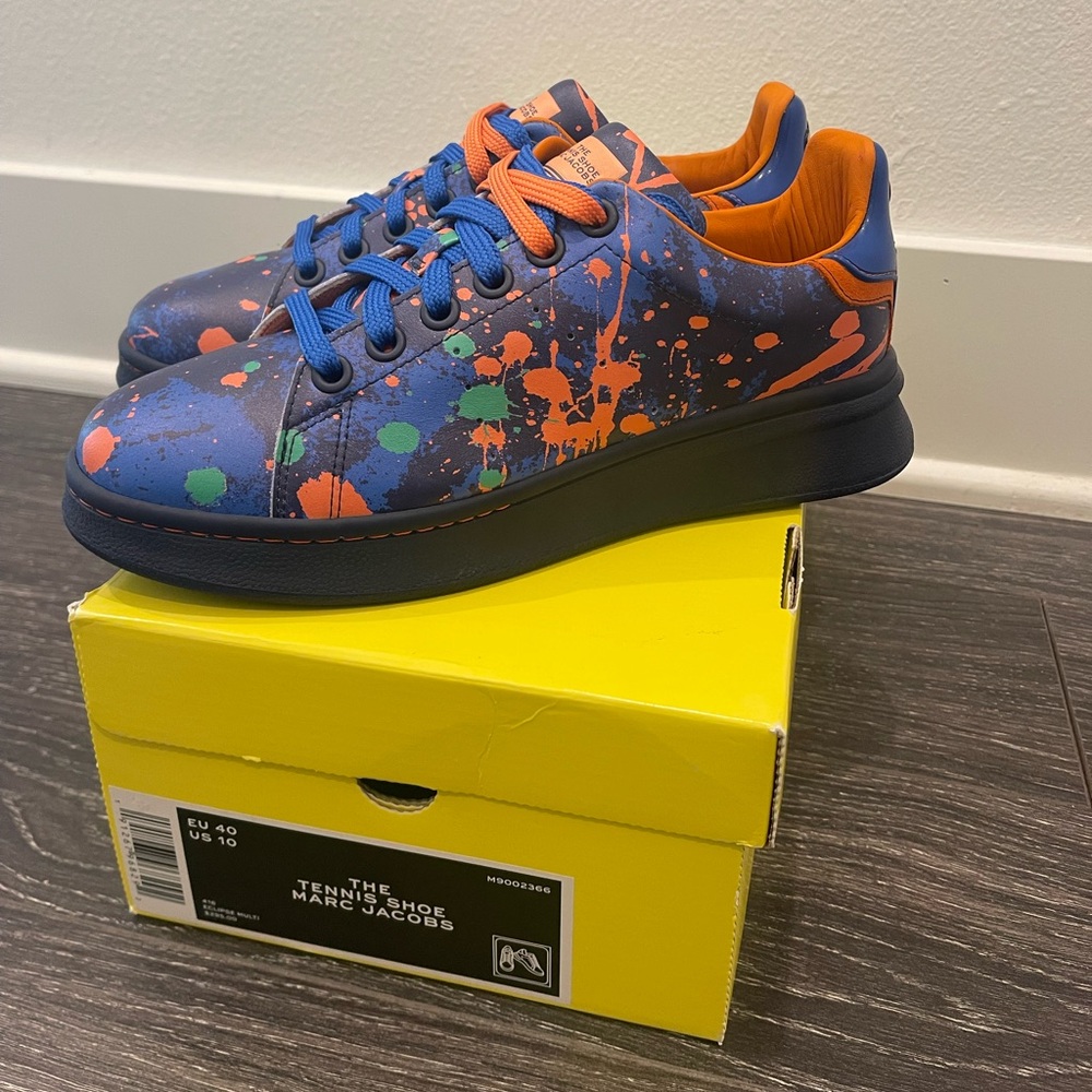 NIB Marc Jacobs Tennis Shoes - Splatter - Men 9 US
